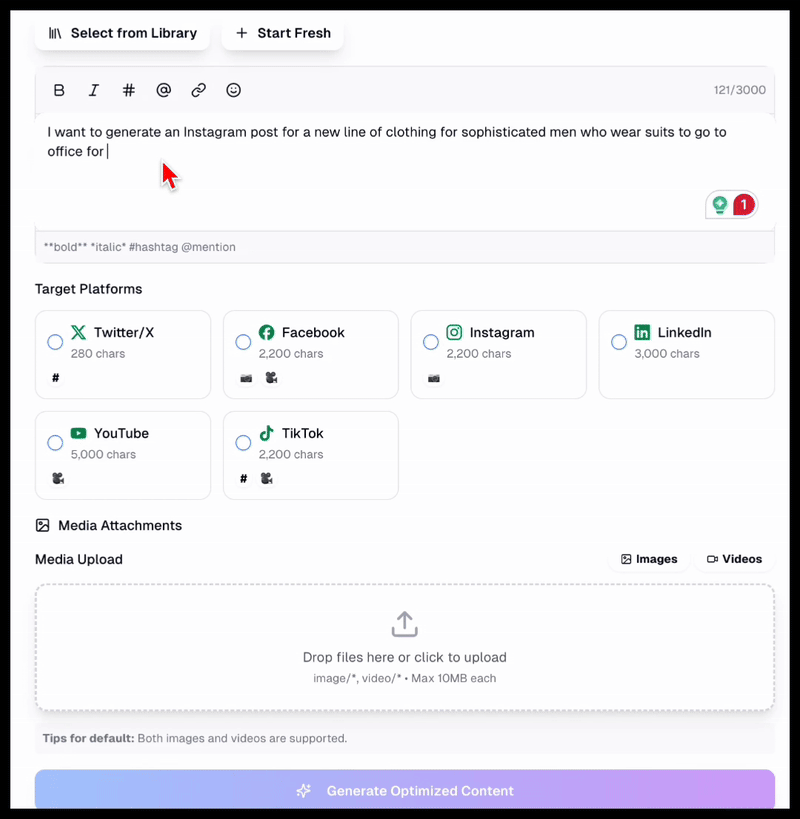 BrandSpeak content generation example